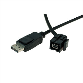 Bachmann BACHMANN Keystone Mini Displayport/Displayport, zwart