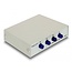 Delock Switch RJ45 10/100 Mbps 4 port manual bidirectional