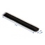 Delock Brush Strip self-adhesive 10 mm - length 5 m black
