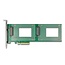 Delock PCI Express 4.0 x8 Card to 2 x internal U.2 NVMe SFF-8639 - Bifurcation (LxW: 236 x 87 mm)