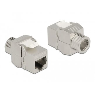 DeLOCK Delock Keystone Module RJ45 jack to LSA Cat.6A toolfree shielded