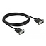 Delock Serial Cable RS-232 D-Sub 9 male to male with narrow plug housing 3 m