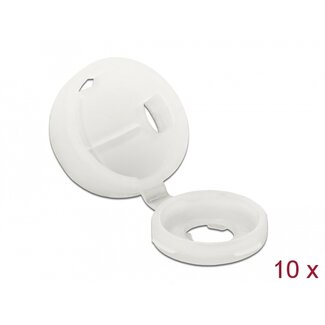 DeLOCK Delock Protective cap for screw M4 natural 10 pieces