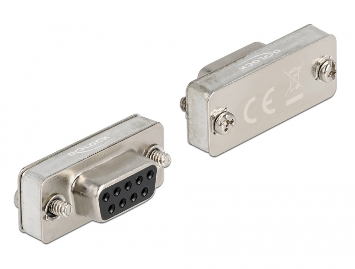 DeLOCK 66827. Aansluiting 1: Serial RS-232/422/485 DB9. Kleur van het product: Zilver