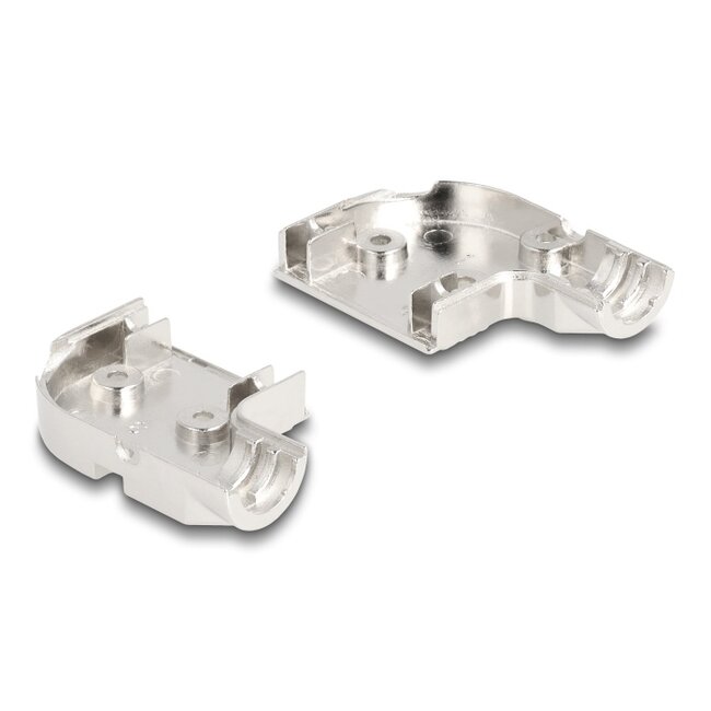Delock D-Sub Housing for 9 pin male / female 90° angled