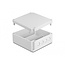 Delock Installation housing with cable entries 170 x 160 x 70 mm grey