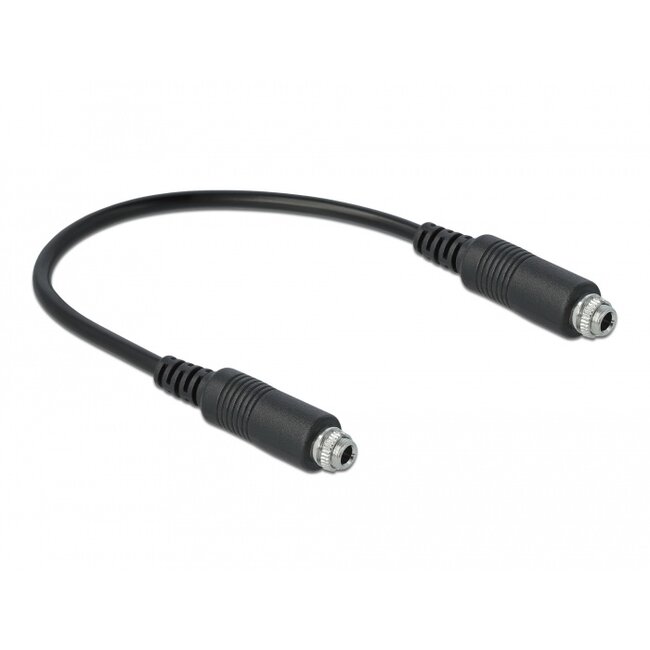 Delock Cable Stereo Jack 3.5 mm female panel-mount > Stereo Jack 3.5 mm female panel-mount 25 cm