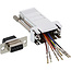 InLine® Adapter, 9-pins D-Sub V naar RJ45 V, metaal gecoat