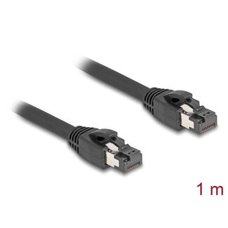DeLOCK Delock RJ45 Network Cable Cat.8.1 S/FTP 1 m up to 40 Gbps black