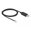 Delock Adapter cable USB Type-A to Serial RS-232 RJ10 with ESD protection Meade Autostar 2 m