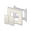 Delock Easy 45 Module Cover Plate 45 x 22.5 mm 10 pieces white
