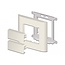Delock Easy 45 Module Cover Plate 45 x 22.5 mm 10 pieces white