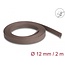 Delock Braided Sleeve rodent resistant stretchable 2 m x 12 mm brown