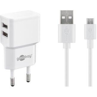 Goobay Goobay Dual Micro USB Charger Set (18 W)