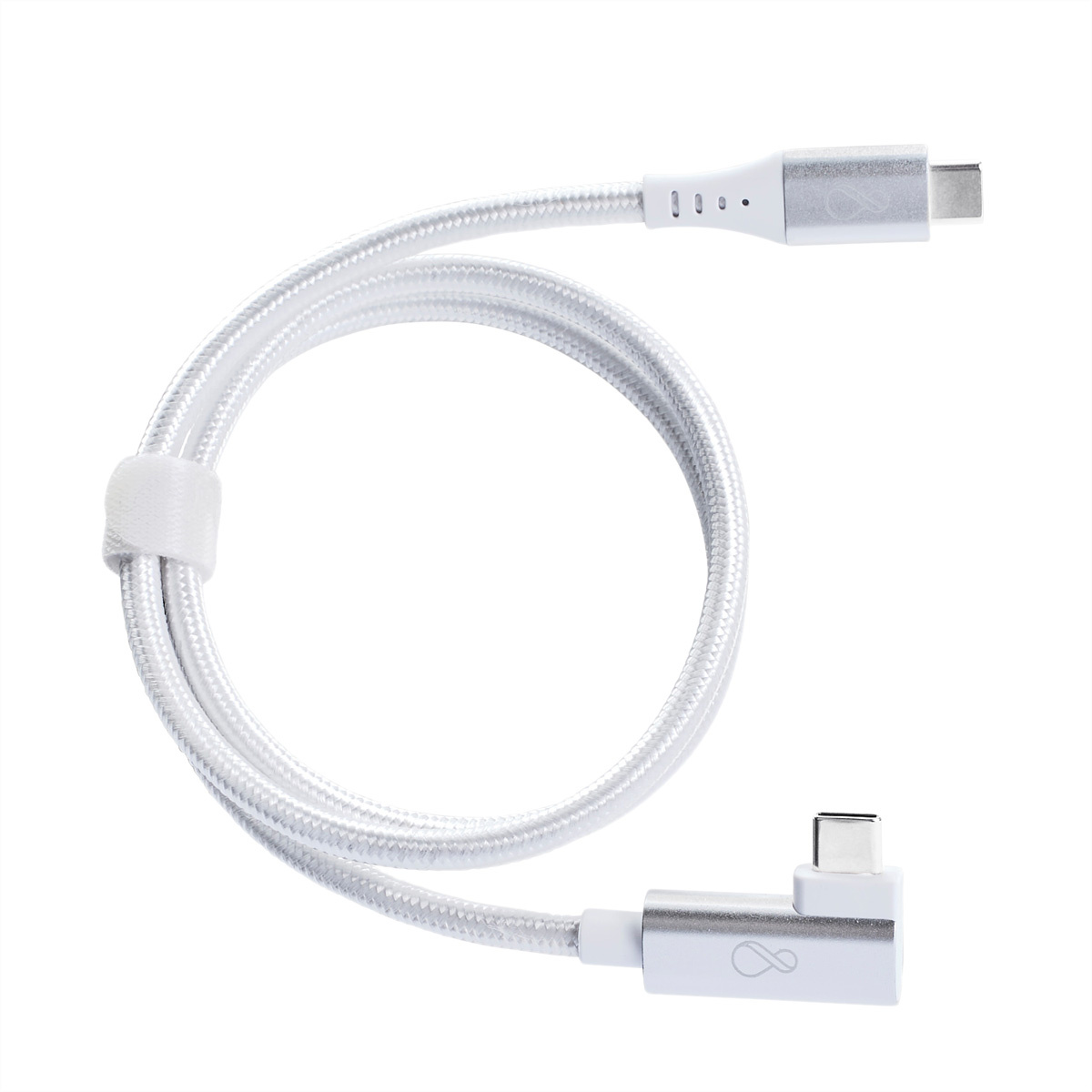BACHMANN Ochno USB-C Kabel gewinkelt 0,7m silber |