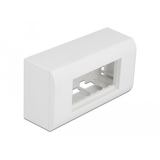 DeLOCK Delock Surface-mounted Housing for Easy 45 Modules 152 x 82 mm, white