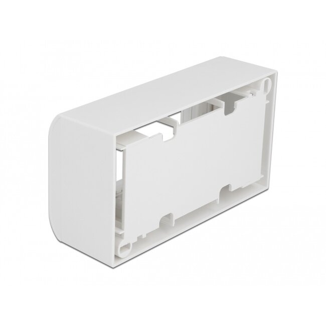Delock Surface-mounted Housing for Easy 45 Modules 152 x 82 mm, white