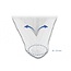 Delock Braided Sleeve self-closing 5 m x 25 mm white