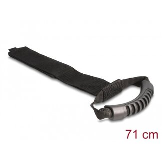 DeLOCK Delock Carrying Strap with hook-and-loop fastener L 710 x W 50 mm black 2 pieces