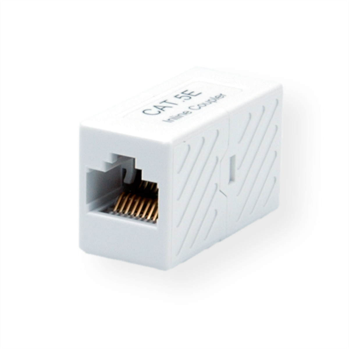Roline RJ45-koppeling RJ45 Adapter CAT 5e Wit