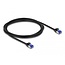 Delock RJ45 Network Cable Cat.6A S/FTP Slim 2 m black