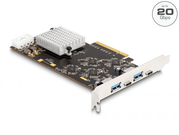 DeLOCK DeLock PCI Express x8 Karte mit 2x USB 2 usb-controller