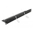 Delock 19″ Cable Management Brush Strip with Cable Support Plate 1U black