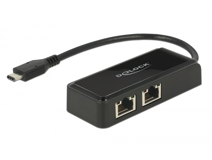 DeLOCK 63927. Kleur van het product: Zwart, LED-indicatoren: Activiteit, Stroom. Chipset: Realtek RTL8153. Type verpakking: Doos. Overdrachtssnelheid: 5 Gbit/s, Snoerlengte: 0,27 m