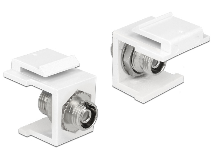 DeLOCK 86372. Kleur van het product: Wit. Breedte: 16,5 mm, Hoogte: 21,8 mm
