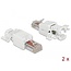 Delock RJ45 plug Cat.6 UTP toolfree 2 pieces