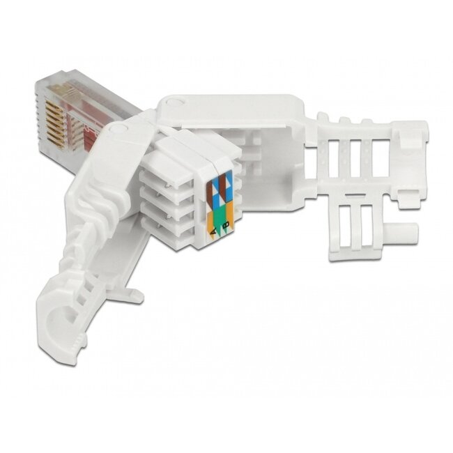 Delock RJ45 plug Cat.6 UTP toolfree 2 pieces