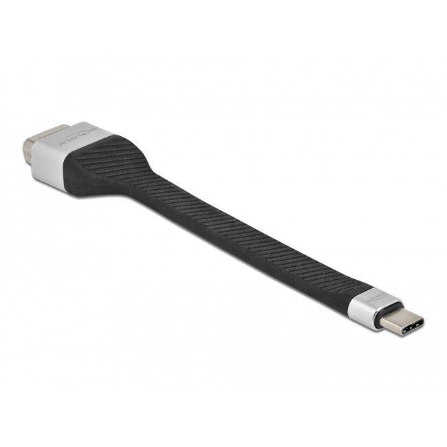 Delock FPC Flat Ribbon Cable USB Type-C™ to VGA (DP Alt Mode) 13 cm
