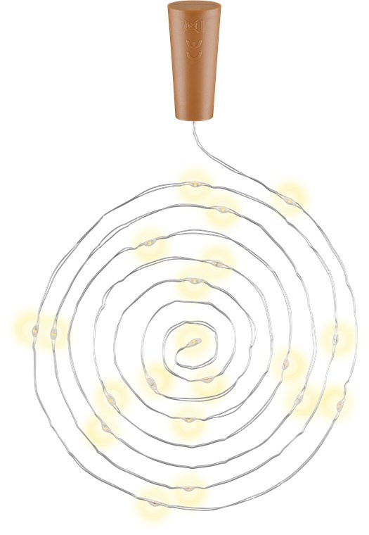 Pro 10 x Bottle string light with 20 LEDs