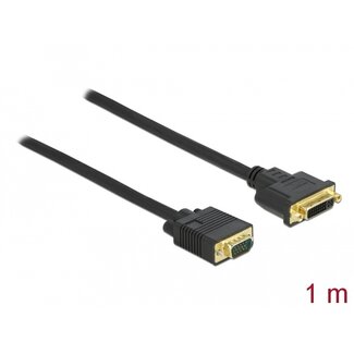 DeLOCK Delock Cable DVI 24+5 female to VGA male 1 m