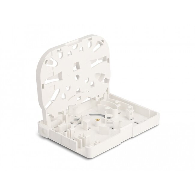 Delock Optical Fiber Connection Box for wall mounting for 2 x SC Simplex or LC Duplex white
