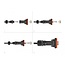 Delock D-Sub 15 pin male with housing IP67 waterproof