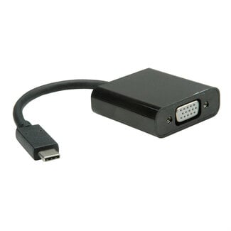 Value VALUE Beeldschermadapter USB Type C - VGA, Audio