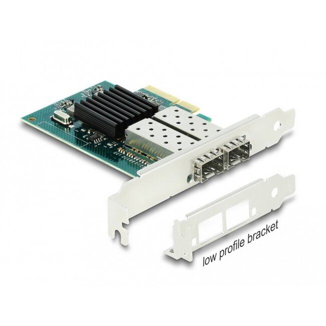 Delock PCI Express x4 Card 2 x SFP Gigabit LAN i82576