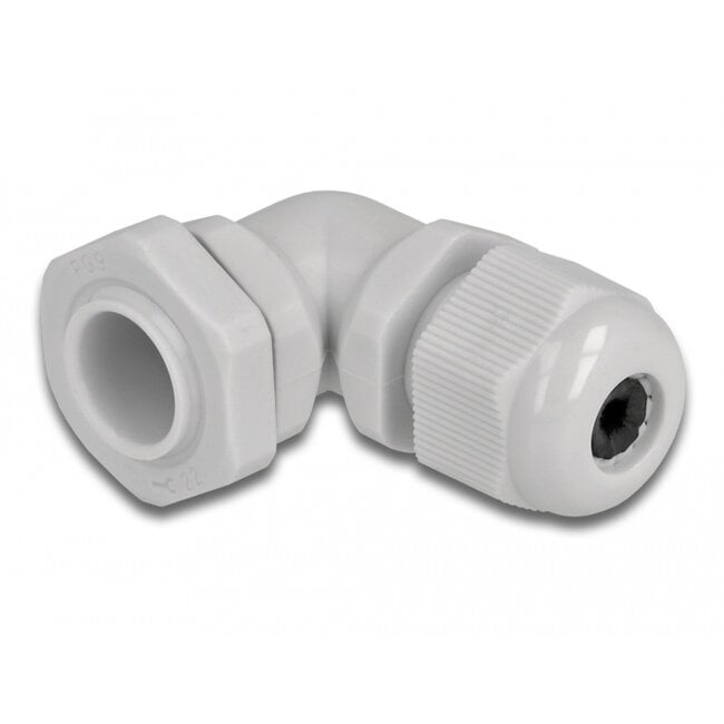 Delock Cable Gland 90° angled PG9 grey