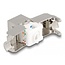 Delock Keystone Module RJ45 jack to LSA Cat.6A with LED