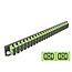 Delock 19″ Splice Box Front Panel 24 port SC Duplex limegreen