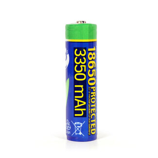 Energenie Lithium-ion 18650 batterij, beveiligd, 3350mAh