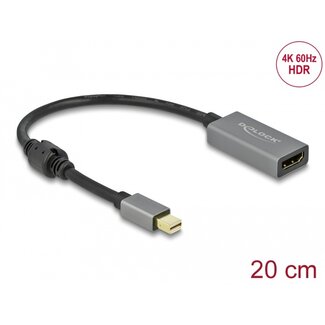 DeLOCK Delock Active mini DisplayPort 1.4 to HDMI Adapter 4K 60 Hz (HDR)