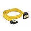 Delock SATA 3 Gb/s Cable straight to downwards angled 50 cm yellow