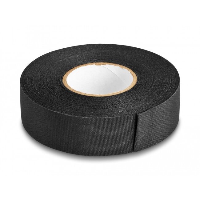 Delock Cloth Tape 25 m x 25 mm untearable self-adhesive black