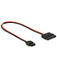 Delock Cable Power SATA 15 pin receptacle > Power Slim SATA 6 pin receptacle (5 V) 24 cm