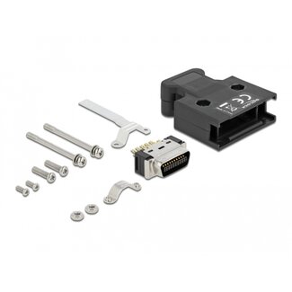 DeLOCK Delock MDR male 20 pin solder connection with housing