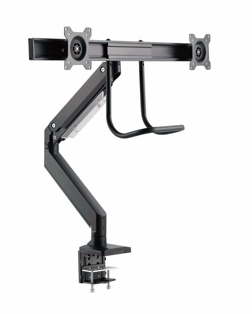 Monitorarm met gasveer voor 2 monitoren |