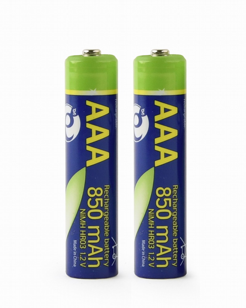 Oplaadbare AAA batterijen 2 stuks 850mAh