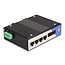 Delock Industrial Gigabit Ethernet Switch 4 Port RJ45 2 Port SFP for DIN rail